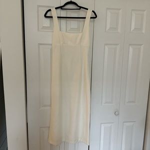 Brand New Zara White Midi Dress